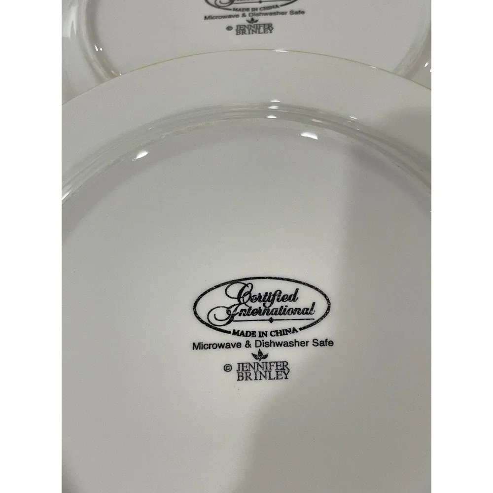 Set of 2 Certified International Jennifer Brinley 11